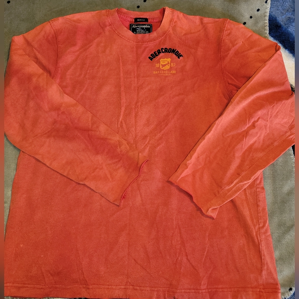 Abercrombie & Fitch Long Sleeve Muscle #8 T-Shirt Size L